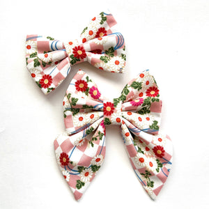 KAWA BELLIS PINK - Bowtie Standard & Large & XL // READY TO SHIP