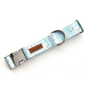 PAWTY SPRINKLES - MAYA BLUE - DOG COLLAR