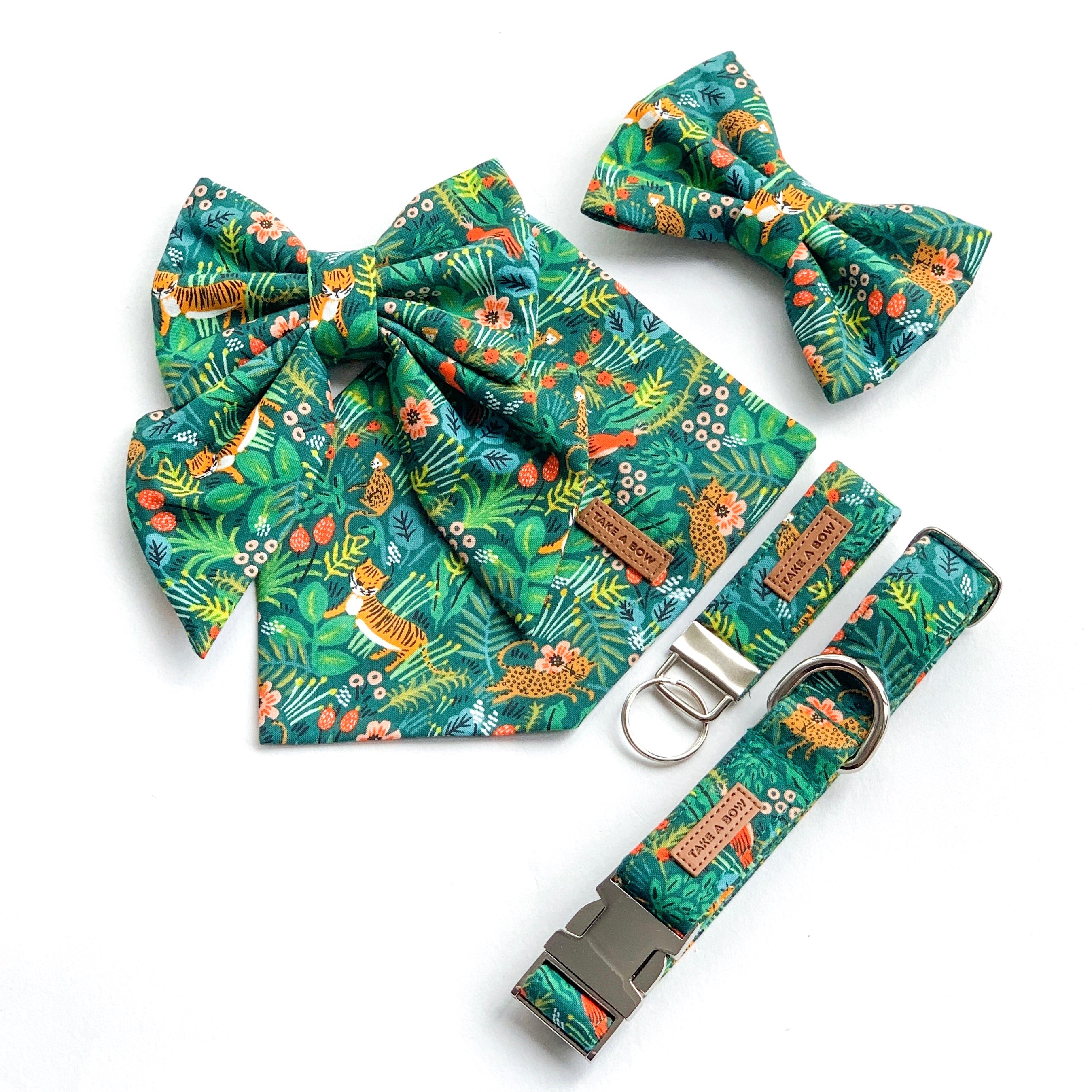 WILD JUNGLE - Bowtie Standard & Large // READY TO SHIP