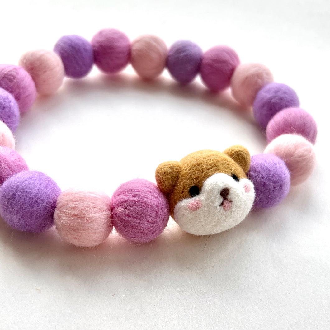 SHIBA POMPOM NECKLACE - PUPPYDEN