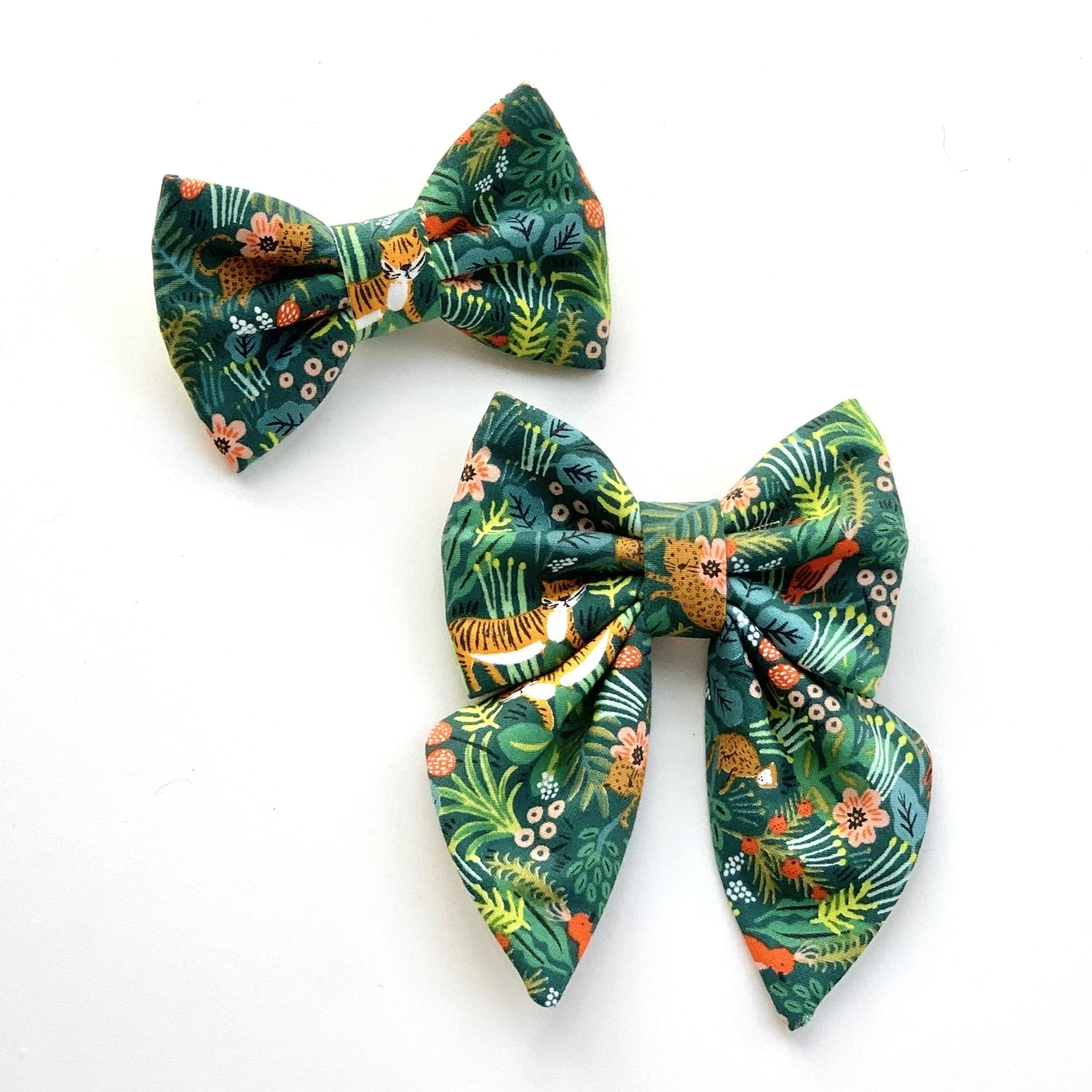 WILD JUNGLE - Bowtie Standard & Large // READY TO SHIP